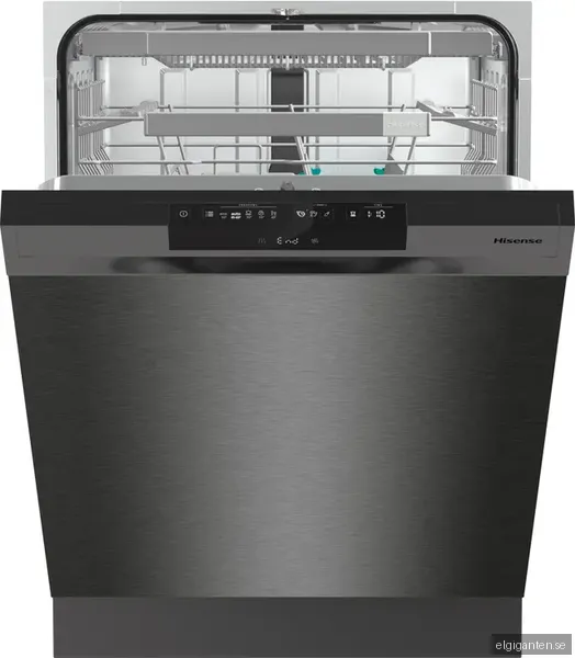 Hisense diskmaskin HU63CBX (svart rostfri)