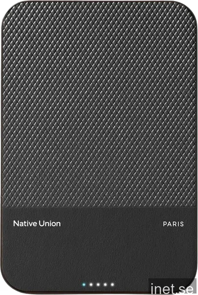 Native Union Classic 5000mAh Magnetic powerbank Svart