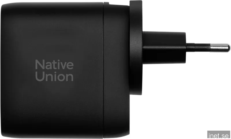Native Union Väggladdare GaN 3 portar 67W Svart