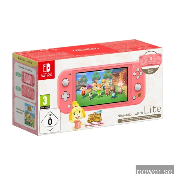 Nintendo Switch Lite – Animal Crossing: New Horizons Isabelle Aloha edition