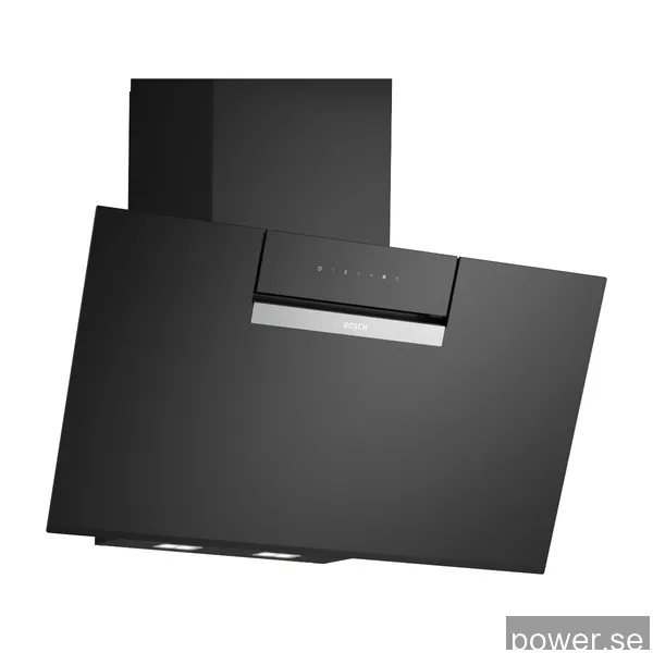Bosch Serie 4 Vägghängd Köksfläkt DWK87FN60 (klarglas-svart 80 cm)