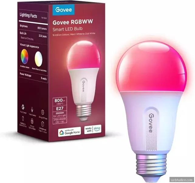Govee Smart Wifi&BLE Light Bulb 800lm
