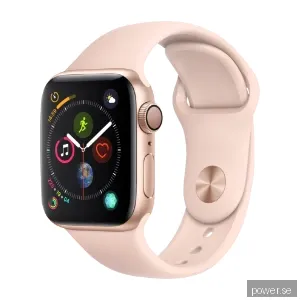 APPLE WATCH SERIES 4 GPS 40MM ALUMINIUMBOETT I GULD - SPORTBAND I SANDROSA
