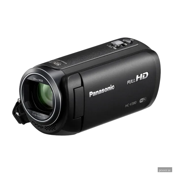 Panasonic Hc-V380 FHD videokamera, svart