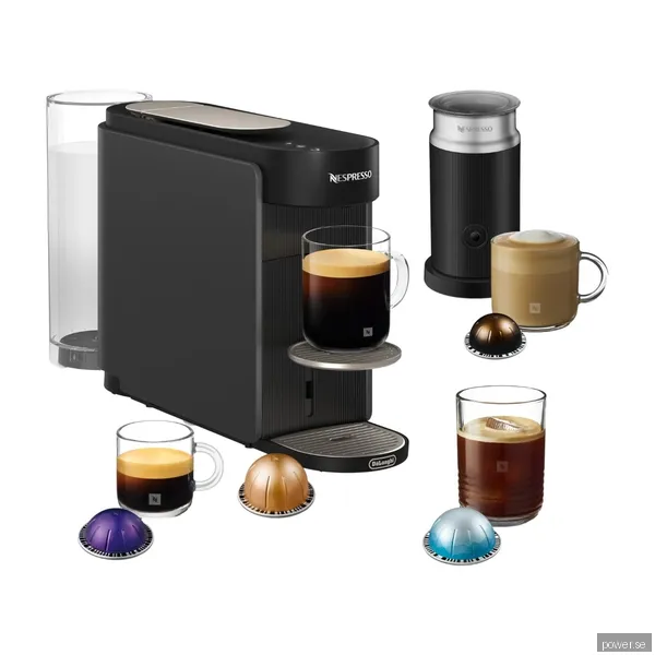 Nespresso Vertuo UP Bundle kapselmaskin by Delonghi (Antracit)