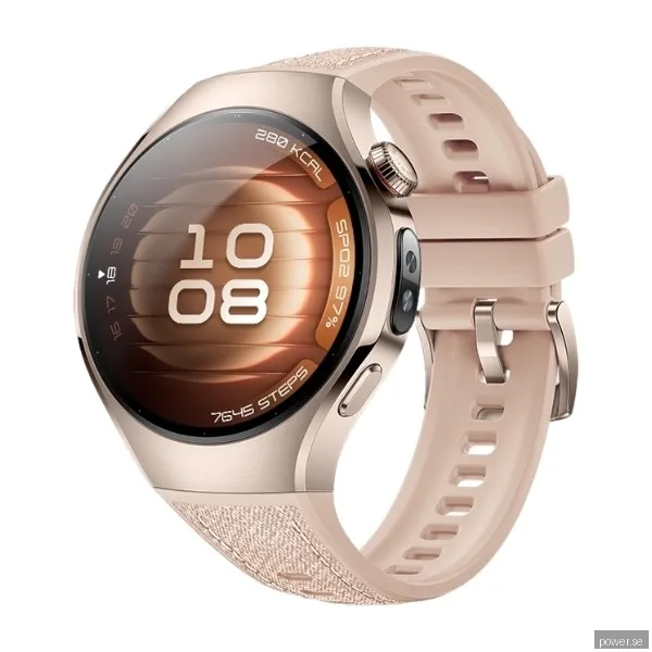 HUAWEI WATCH 5 42 mm smartklocka LTE, rostfritt stål/beige