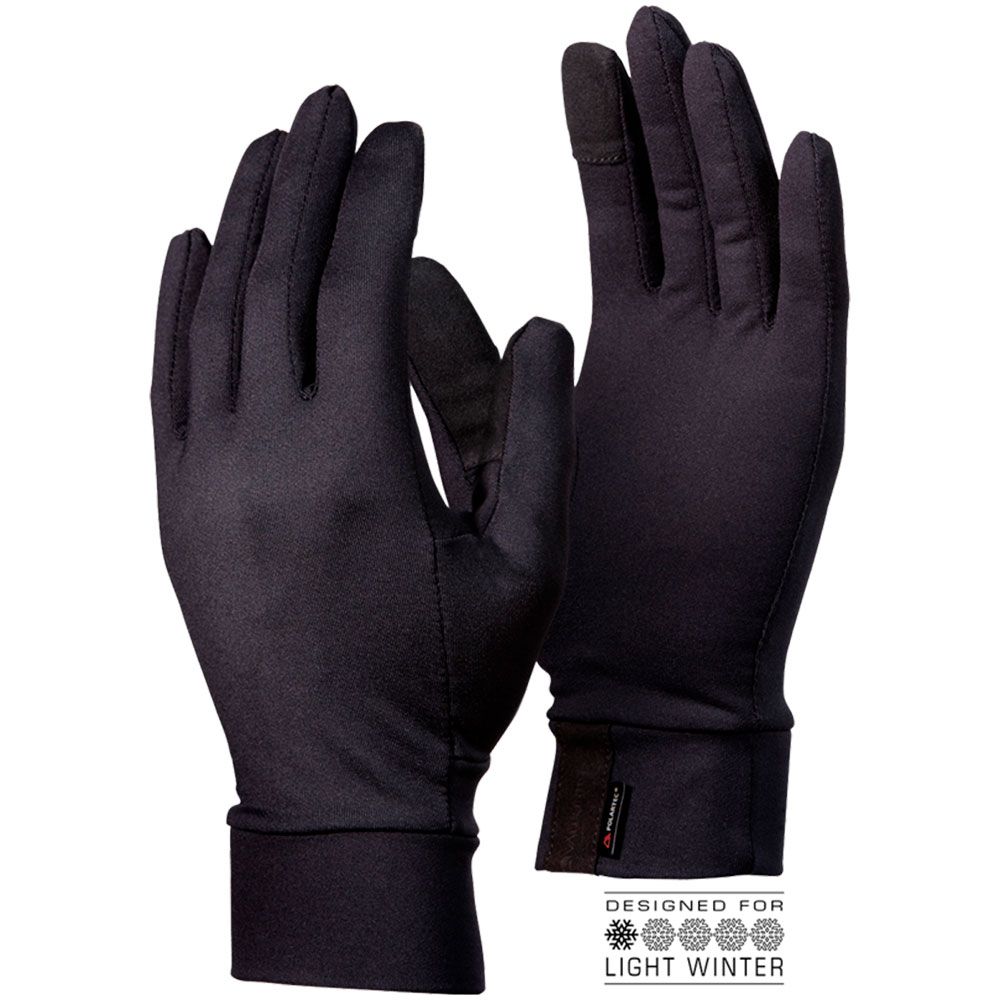 Vallerret Power Stretch Pro Liner with touch M -fotohandskar, svart