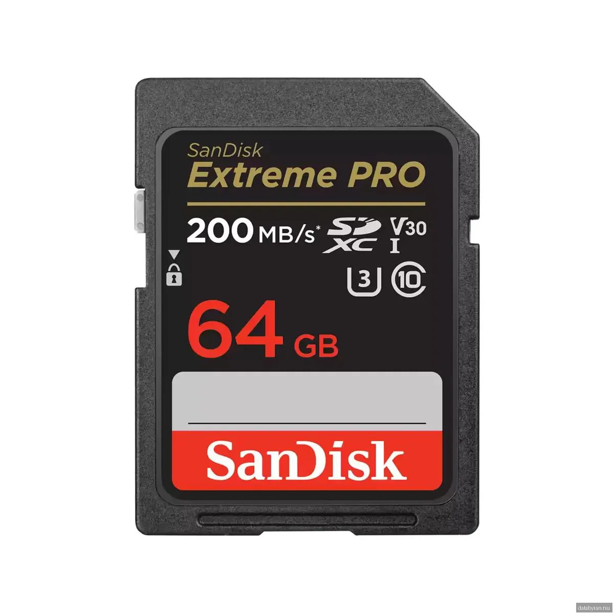 SanDisk Extreme Pro SDXC V30 64GB 200MB/s minneskort