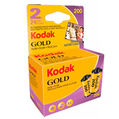 Kodak Gold 135 200-24 x 2 -färgfilm (carded)