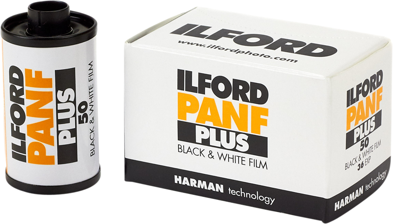 Ilford Pan F Plus 135-36 svart-vit film