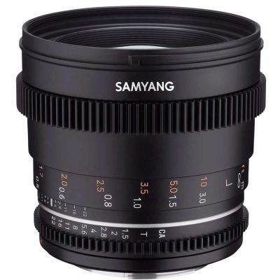 Samyang 50mm T1.5 VDSLR MK2 -objektiv, Sony FE