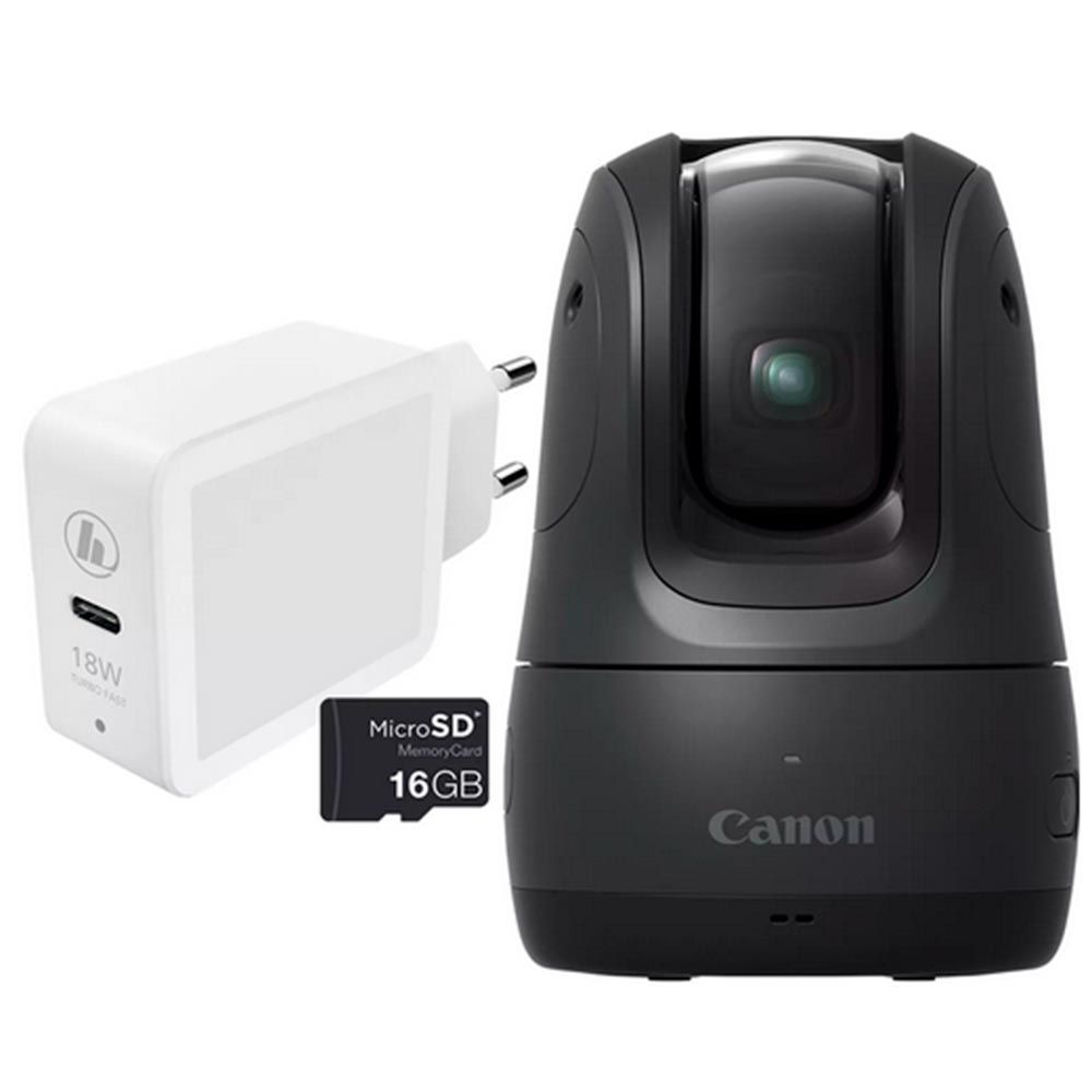 Canon PowerShot PX Essential Kit, svart