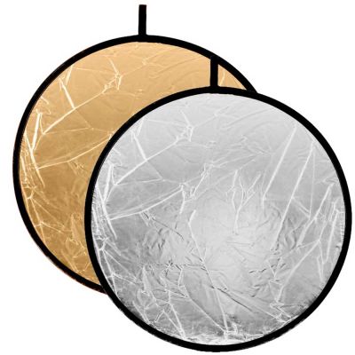 Caruba Collapsible Reflector 2-in-1 Gold / Silver 110cm