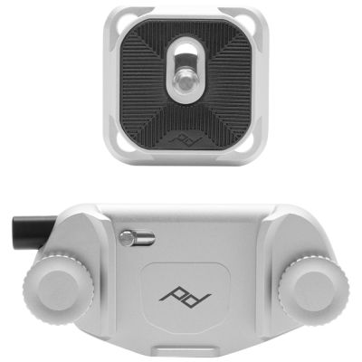 Peak Design Capture Camera Clip (v3) with Standard plate - Silver