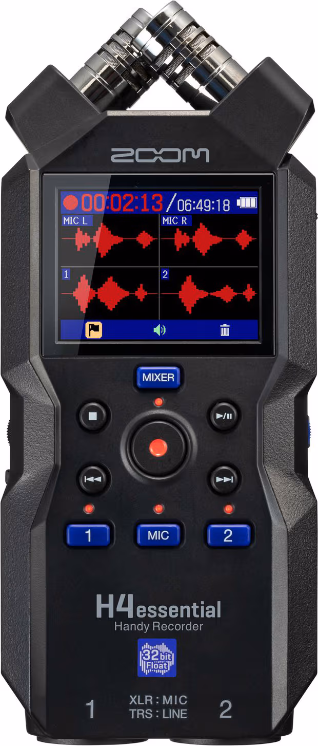 Zoom H4essential 32-bitars 4-kanals ljudinspelare