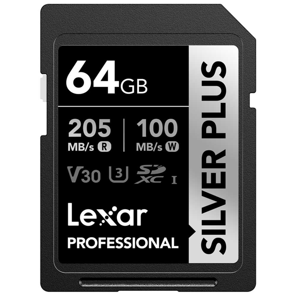 Lexar Professional Silver Plus 1066x SDXC 64GB 205MB/s -minneskort