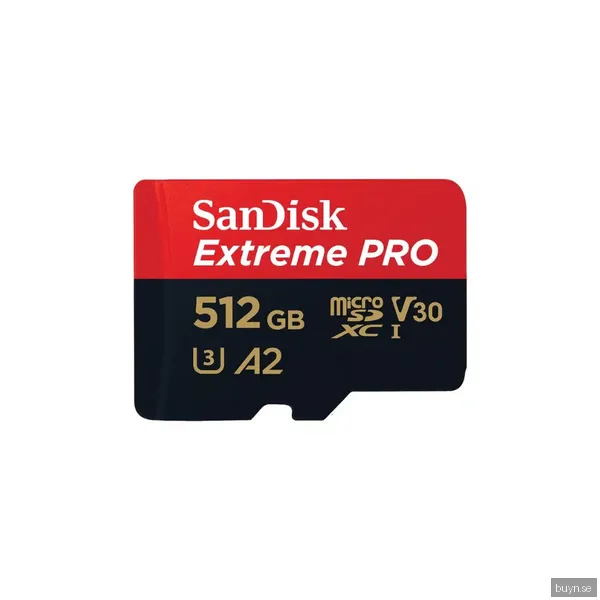 SanDisk Extreme Pro microSDXC Minneskort - 512GB
