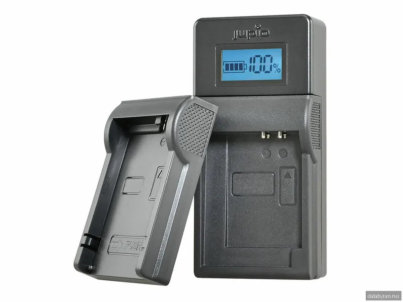 Jupio USB Brand Charger V2 -laddare, Nikon / Fuji / Olympus 7.2V-8.4V