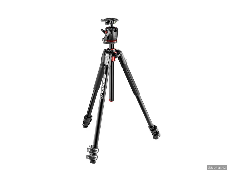 Stativkit Manfrotto MK190XPRO3 + MHXPRO-BHQ2 aluminium