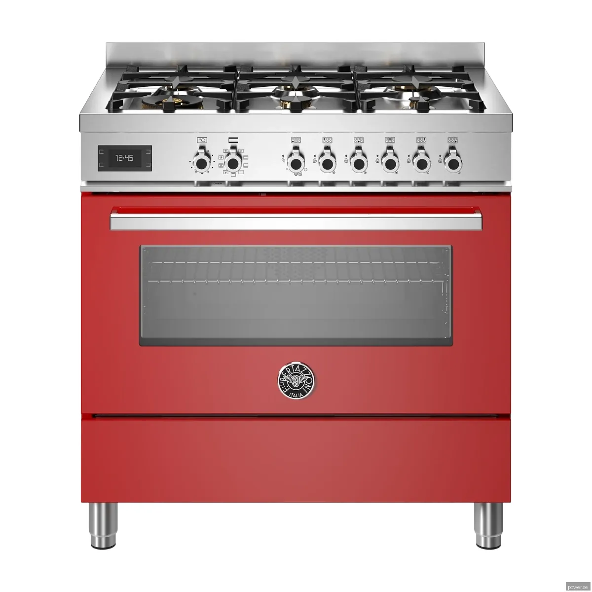 Bertazzoni Professional Series PRO96L1EROT gasspis, röd