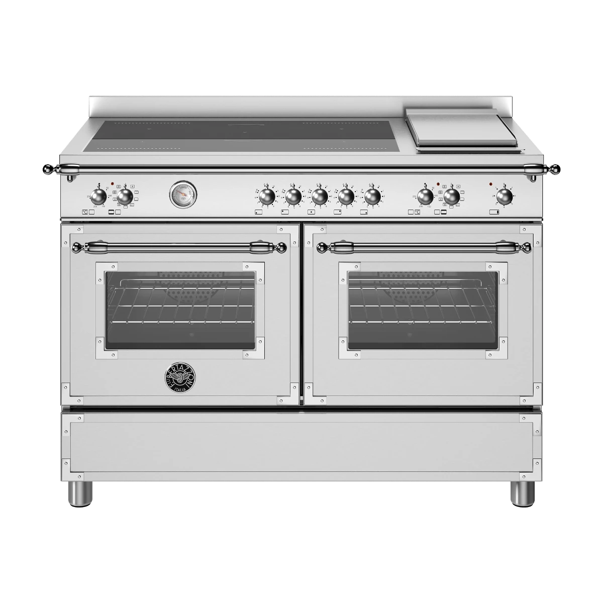 Bertazzoni Heritage Series HER125I2EXT induktionsspis, rostfritt stål