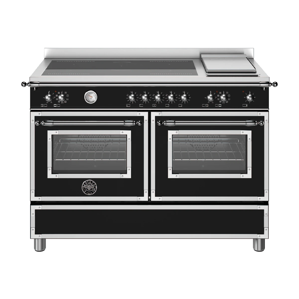 Bertazzoni Heritage Series HER125I2ENET induktionsspis, svart