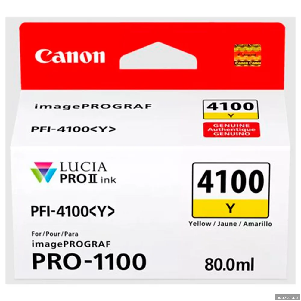 Canon PFI 4100 / 6780C001 Yellow - Blækp