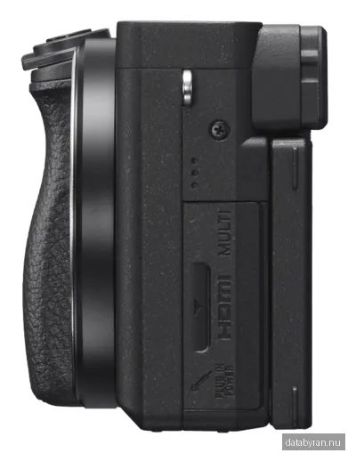 Sony A6400 kamerahus, 24,2 Mpixel, 11 bps, film 4k@30fps, bildstabilisering, WiFi/Bluetooth/NFC