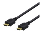 DELTACO HDMI-1030D - HDMI-kabel med Ethernet