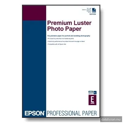Epson Premium Luster Photo Paper A4, 250 ark, 250g/m2