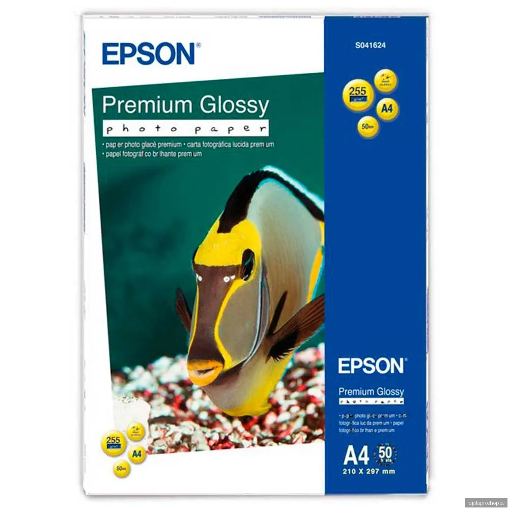 Epson Premium Glossy Photo Paper 255g/m2, DIN A4/50