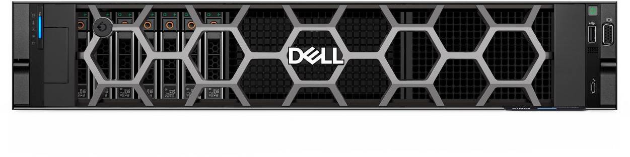 Dell PowerEdge R760xs, Intel Xeon Silver 4510 12-Core, 1x32 GB RAM, 1x480 GB SSD, 8x3.5" Hot-Swap, rackmonterad 2U, PERC H755, 2x1100W, 3 års på-platsen-garanti