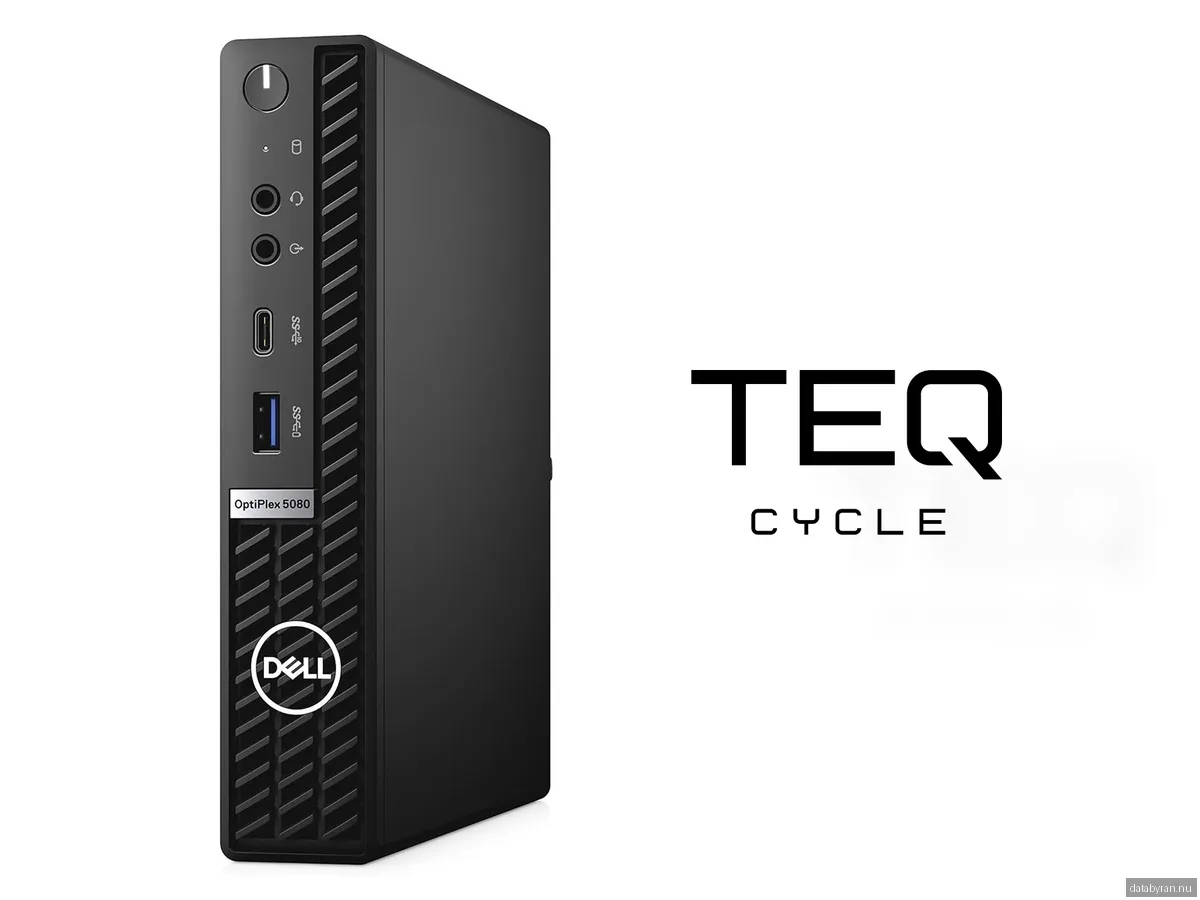 Dell Optiplex 5080 Micro MFF, Intel Core i5-10500T, 16 GB, 256 GB SSD, Win11 Pro, WiFi 6, Bluetooth 5.0, Refurbished Grade A, 2 års garanti