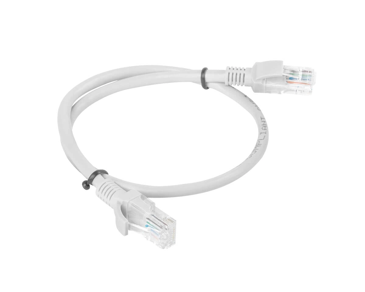 Lanberg patch cable - 50 cm - grey RAL 7035 - Grå - 0.5m