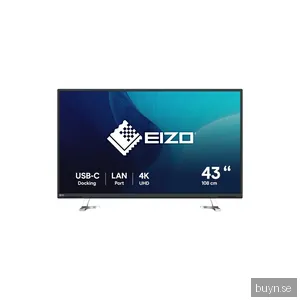 42" EIZO EV4340X-BK - 3840x2160 (4K) - 60Hz - IPS - 94W USB-C