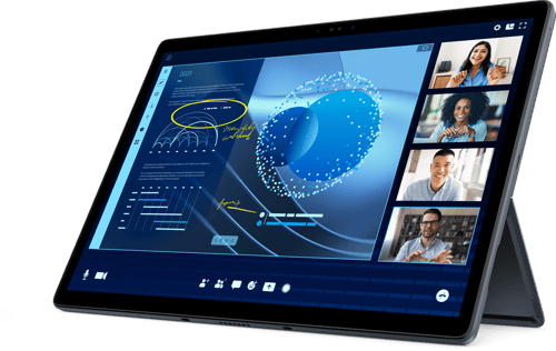 Dell Latitude 7350 Detachable, 13" 3K IPS touch, Intel Core Ultra 7 165U, 16 GB, 512 GB PCIe SSD, WiFi 7, bakbelyst tangentbord, Win11 Pro, 3 års på-platsen-garanti