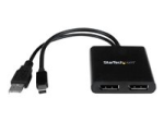 StarTech.com 2-ports multi-bildskärmsadapter