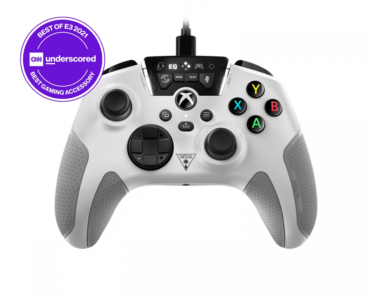Turtle Beach Recon Controller - White - Wired Controller - Microsoft Xbox One
