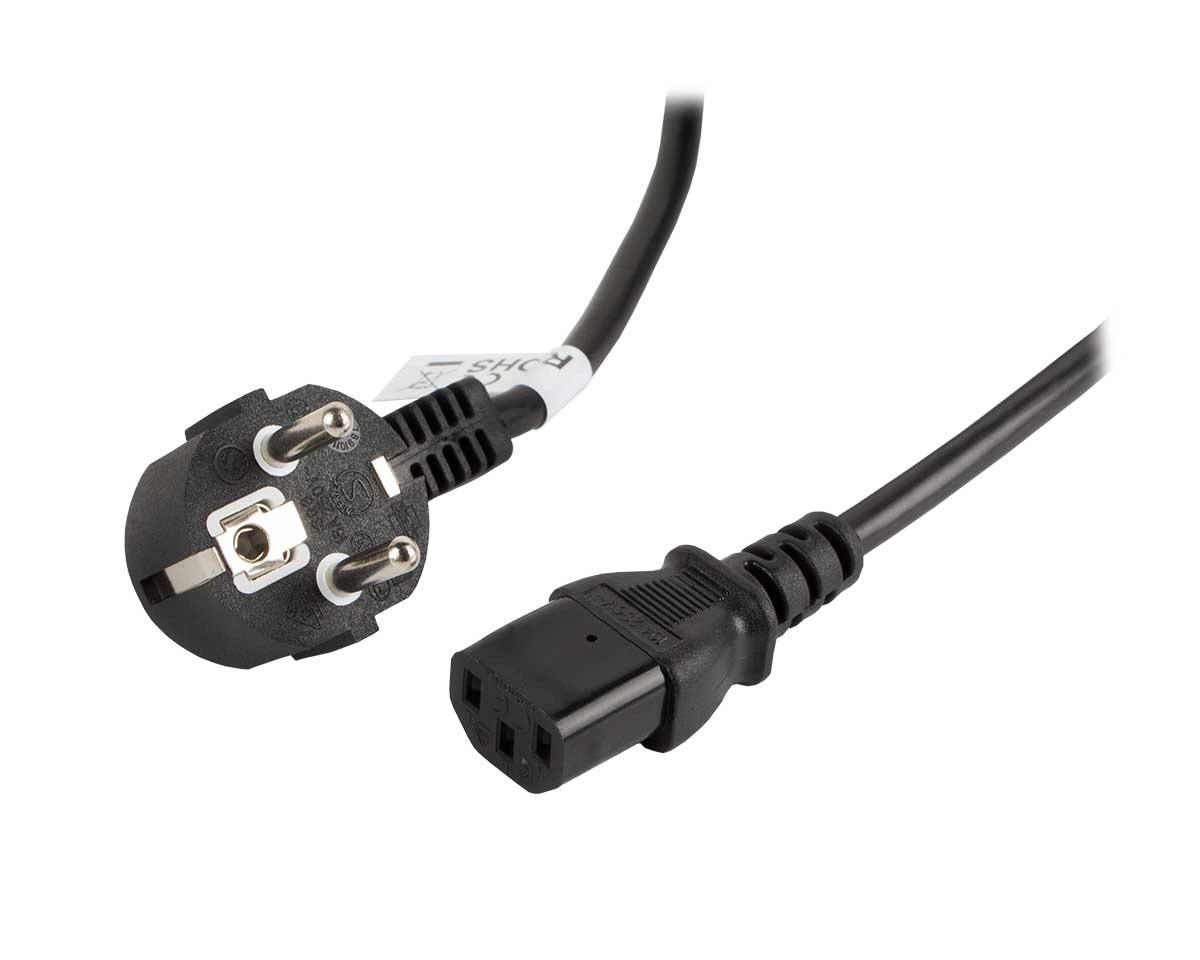 Lanberg - power cable - power CEE 7/7 to power IEC 60320 C13 - 1.8 m