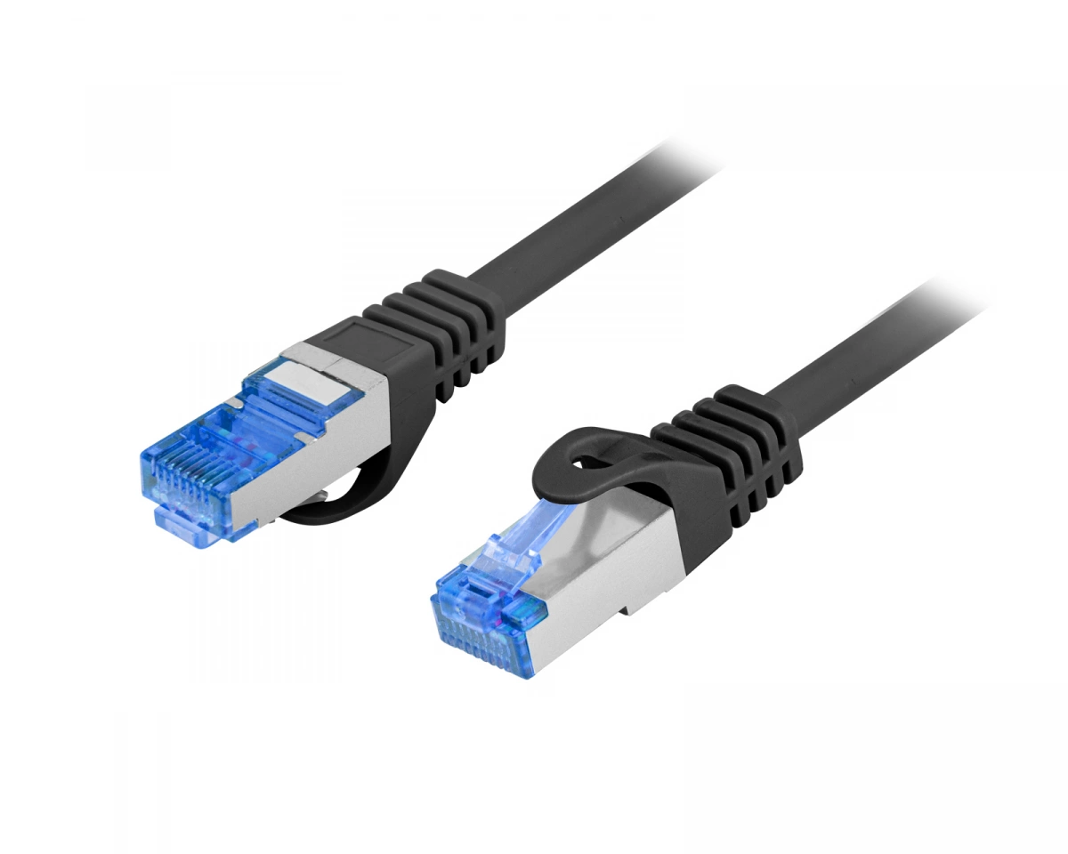Lanberg patch cable - black RAL 9004 - Svart