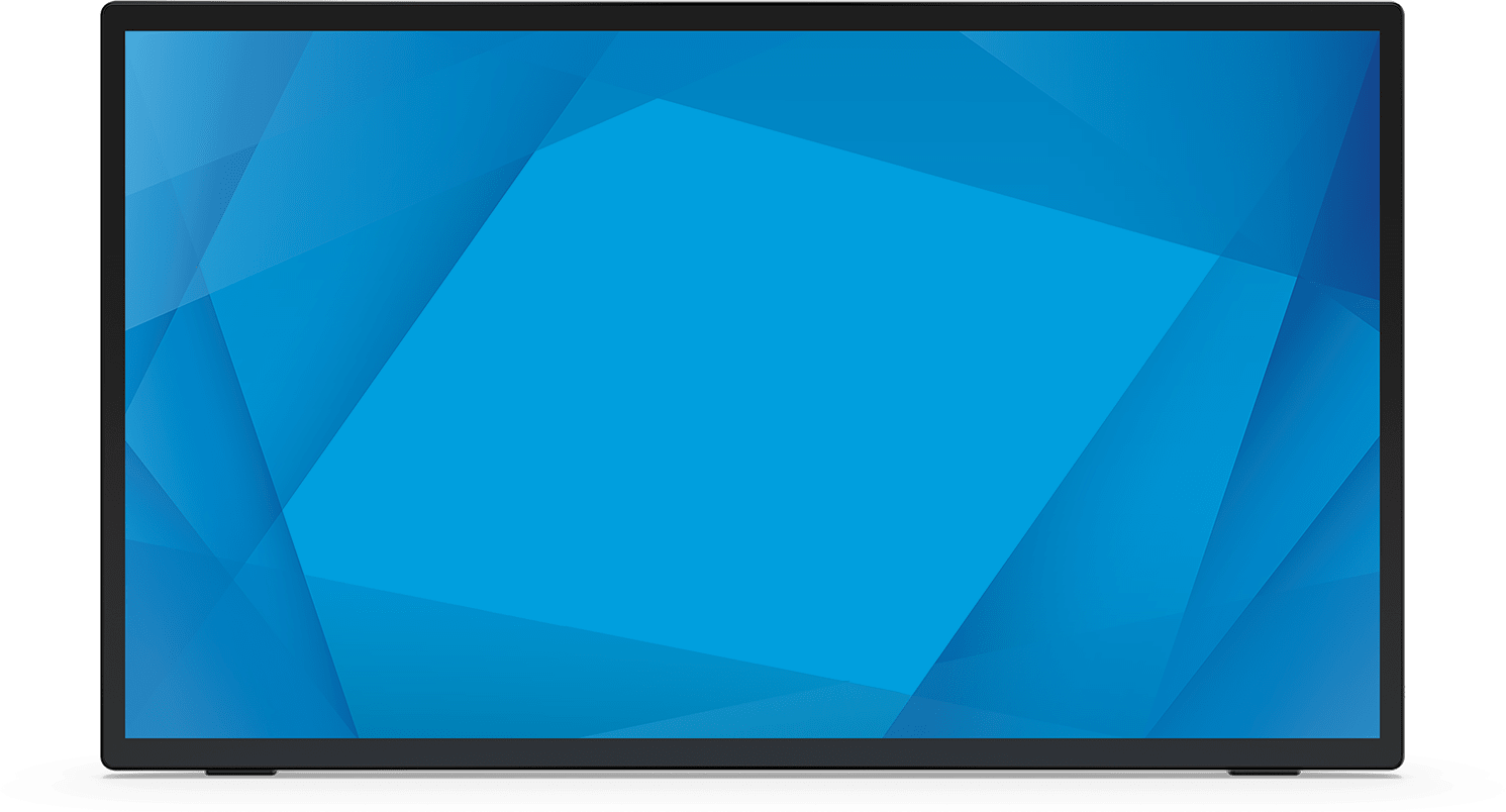 27" ELO Touch Systems 2770L, IPS 1920x1080, 75Hz, 14 ms, 10-point touch, VGA/2xHDMI/DP, högtalare, USB-hubb - Svart