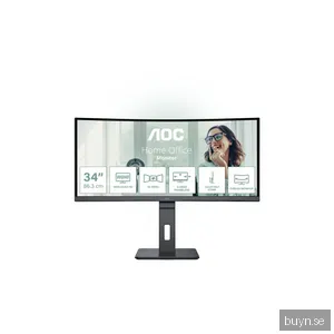 34" AOC Pro-line CU34P3CV - 3440x1440 (UWQHD) - 100Hz - VA - 65W USB-C - KVM switch