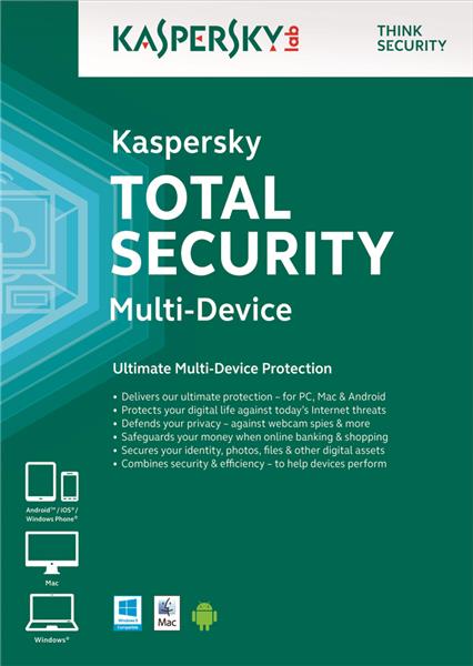 Kaspersky Internet Security Multi Device 2015, 5 enheter, 1 år, nordisk, DVD, Win/Mac