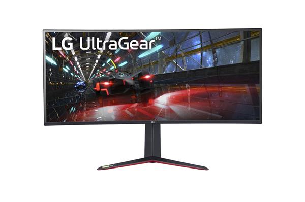 37.5" LG UltraGear 38GN950, Curved Nano-IPS 3840x1600, 1 ms, 144Hz, DisplayHDR 600, höjdjusterbar, 2xHDMI/DP, USB 3.0-hubb