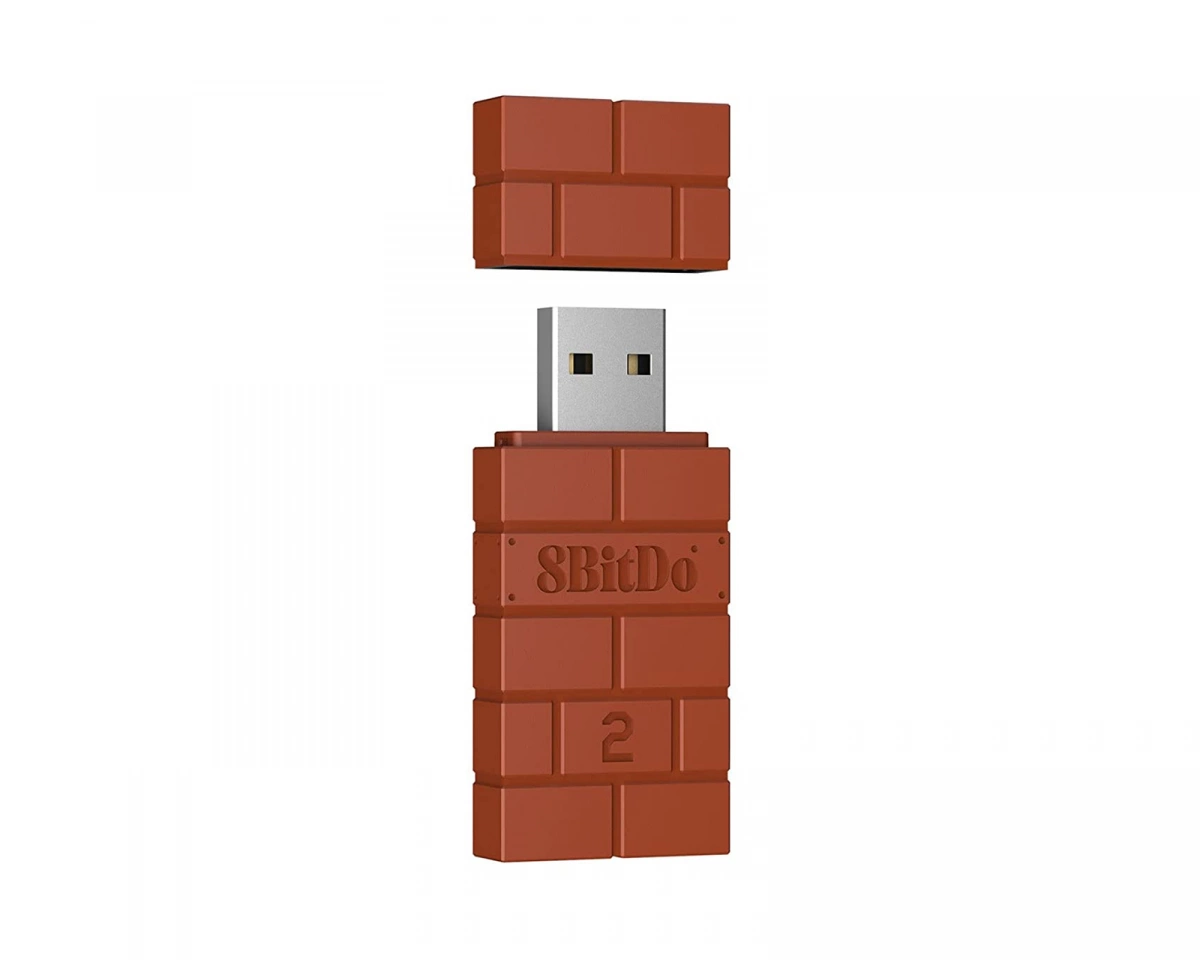 8BitDo USB Wireless Adapter 2 - Brown - Wireless - Nintendo Switch