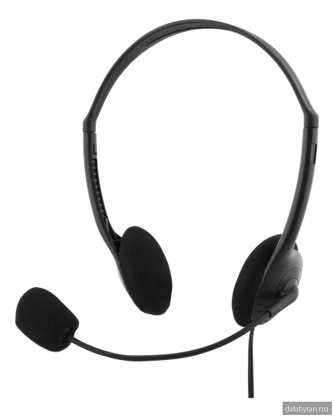Deltaco Stereo Headset On-Ear Microphone