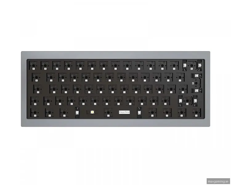 Keychron Q4 QMK 60% ISO Barebone RGB Hot-Swap - Grå
