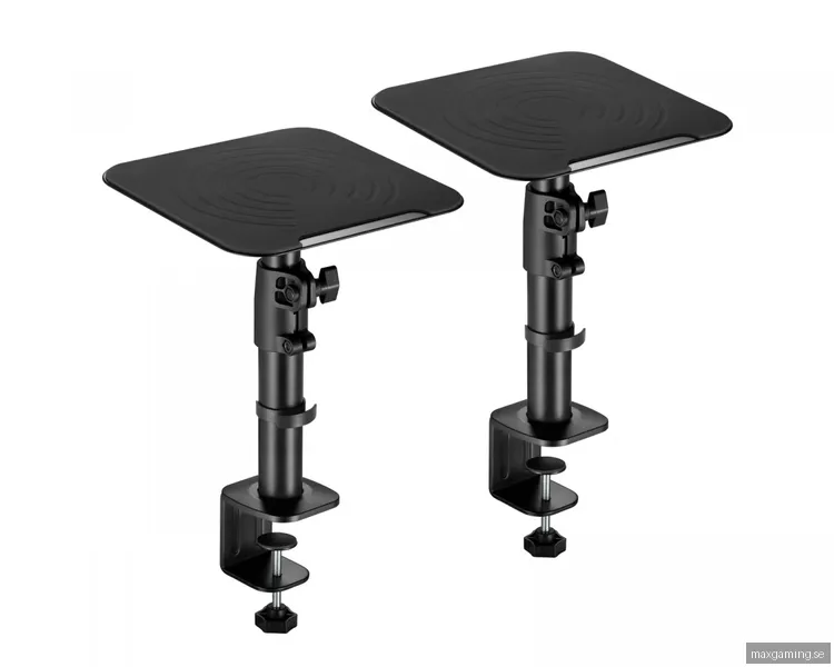 MaxMount Högtalarstativ med Klämma - Svart