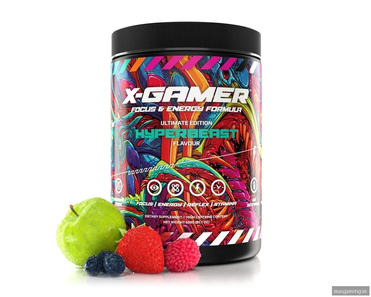 X-Gamer 2 x 600g X-Tubz Hyperbeast - 60 Portioner