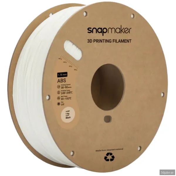 Snapmaker ABS Vit 1kg